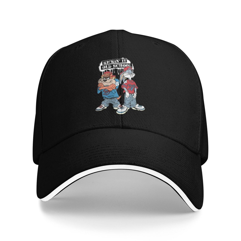 Mũ bóng chày thiết kế Hip Hop Taz & Bugs Bunny Old School