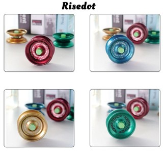 Risedot 1A Yoyo Ball, Đồ chơi Yoyo chống rơi bằng hợp kim, Bền bỉ chống mài mòn cho người mới bắt đầu ngủ chết Yoyo