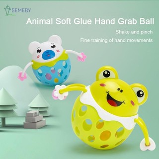 [Semeby] Phim Hoạt Hình Cho Bé Cao Su Mềm Bóng Tay Xúc Giác Nhận Thức Lỗ Bóng Có Thể Nhai Tay Bé Lục Lạc Đồ Chơi Nước Bán Chạy