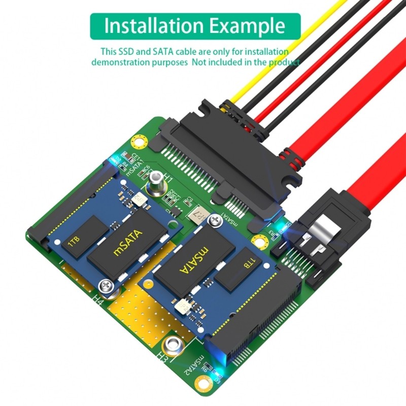 BTM Hai Msata Sang SATA3 0 Adapter Hai Msata Sang SATA3 0 Adapter Board 6Gbps SSD Adapter Msata SATA