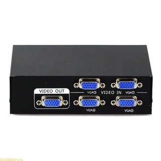 Hộp chuyển mạch chia sẻ màn hình VGA Doublebuy với 4 đầu vào 1 đầu ra cho văn phòng