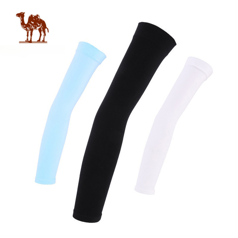 Găng cánh tay CAMEL CROWN  bằng lụa lạnh chống nắng / tia UV cho nam và nữ