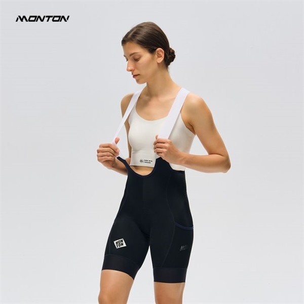 Quần Xe Đạp Monton Bib Shorts ChaseSummer Black - WONMEN