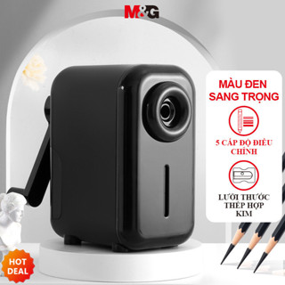 M&G Máy Gọt Bút Chì Quay Tay - Điều Chỉnh 5 Cỡ Nét, Tự Động Đưa Bút, Dùng Cho Bút Chì Vẽ, Bút Màu