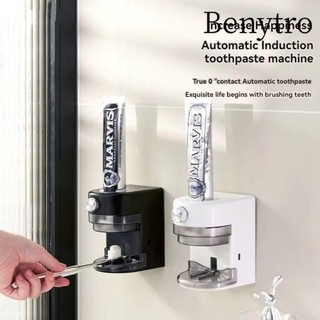 Máy ép kem đánh răng BENYTRO, Đồ dùng phòng tắm cảm ứng hoàn toàn tự động Hộp đựng kem đánh răng, Phụ kiện phòng tắm không đục lỗ có thể tháo rời Hộp đựng kem đánh răng