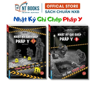  Sách - Combo 2 Cuốn Nhật Ký Ghi Chép Pháp Y  tập 2 + Tập 3  - MT 