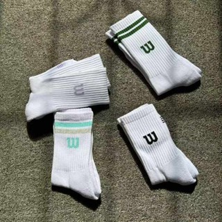 vớ nữ dễ thương tất hè tất xinh cho nữ Thế giới tennis mang theo tay cầm số lượng nhỏ hàng đuôi Mỹ Wei gia đình chuyên nghiệp nam nữ khăn đáy quần vợt cầu lông tất thể thao