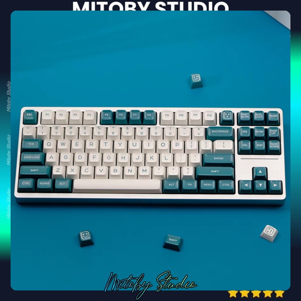 Keycap Smile SA Aifei Virtual War SA Profile bàn phím cơ Mitoby Studio Keycap Olivia Samurai Red