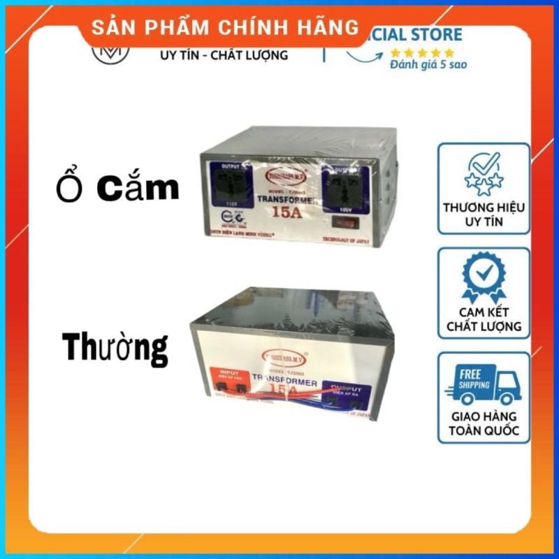 Biến thế Toshibass 15A chất lượng, an toàn bảo hành 12 tháng