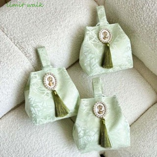 Limit WALK Túi xách phong cách Trung Quốc In túi đựng mỹ phẩm di động