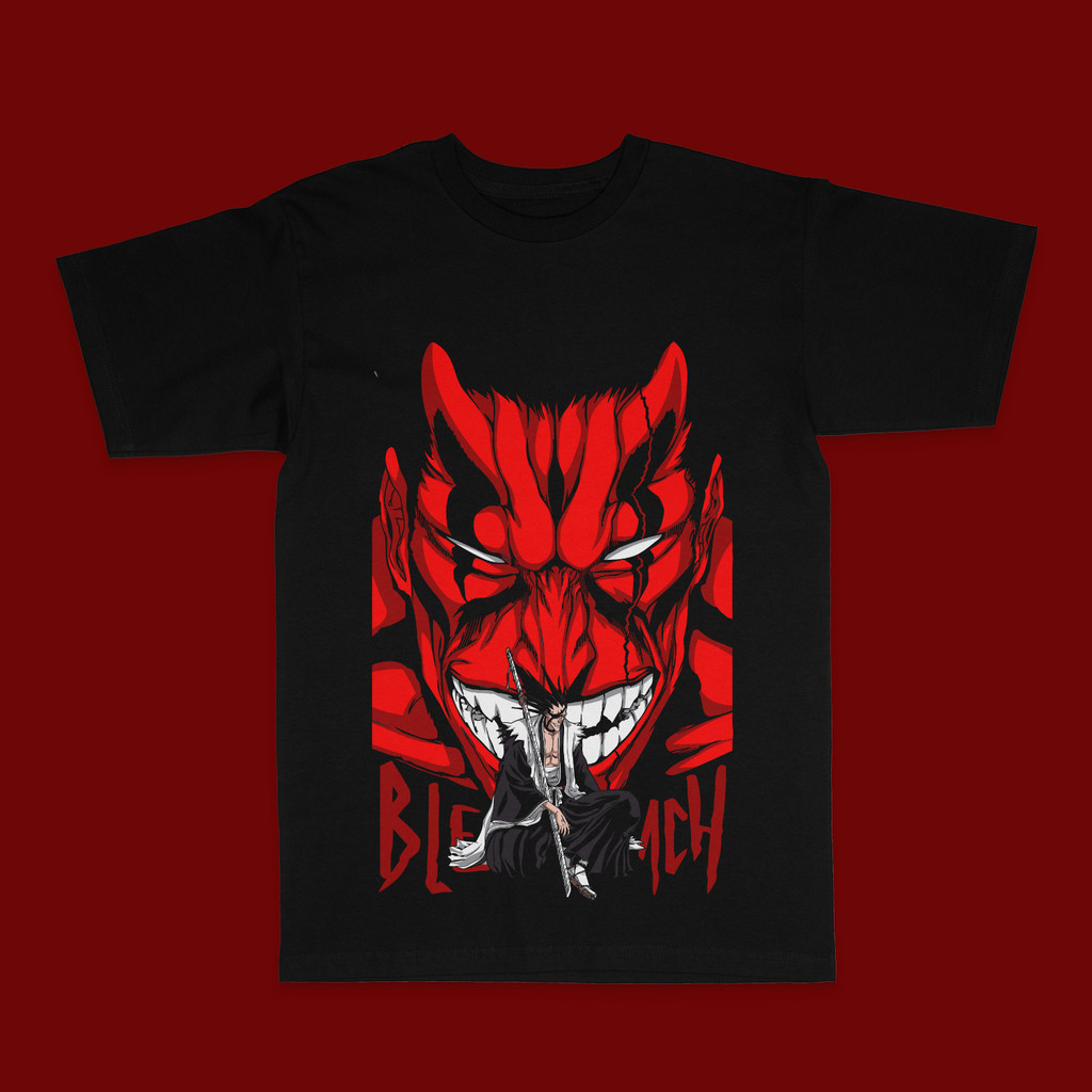 Anime Áo Thun Bleach Kenpachi Bankai Anime Áo Sơ Mi Người Lớn, Thanh Thiếu Niên, Unisex