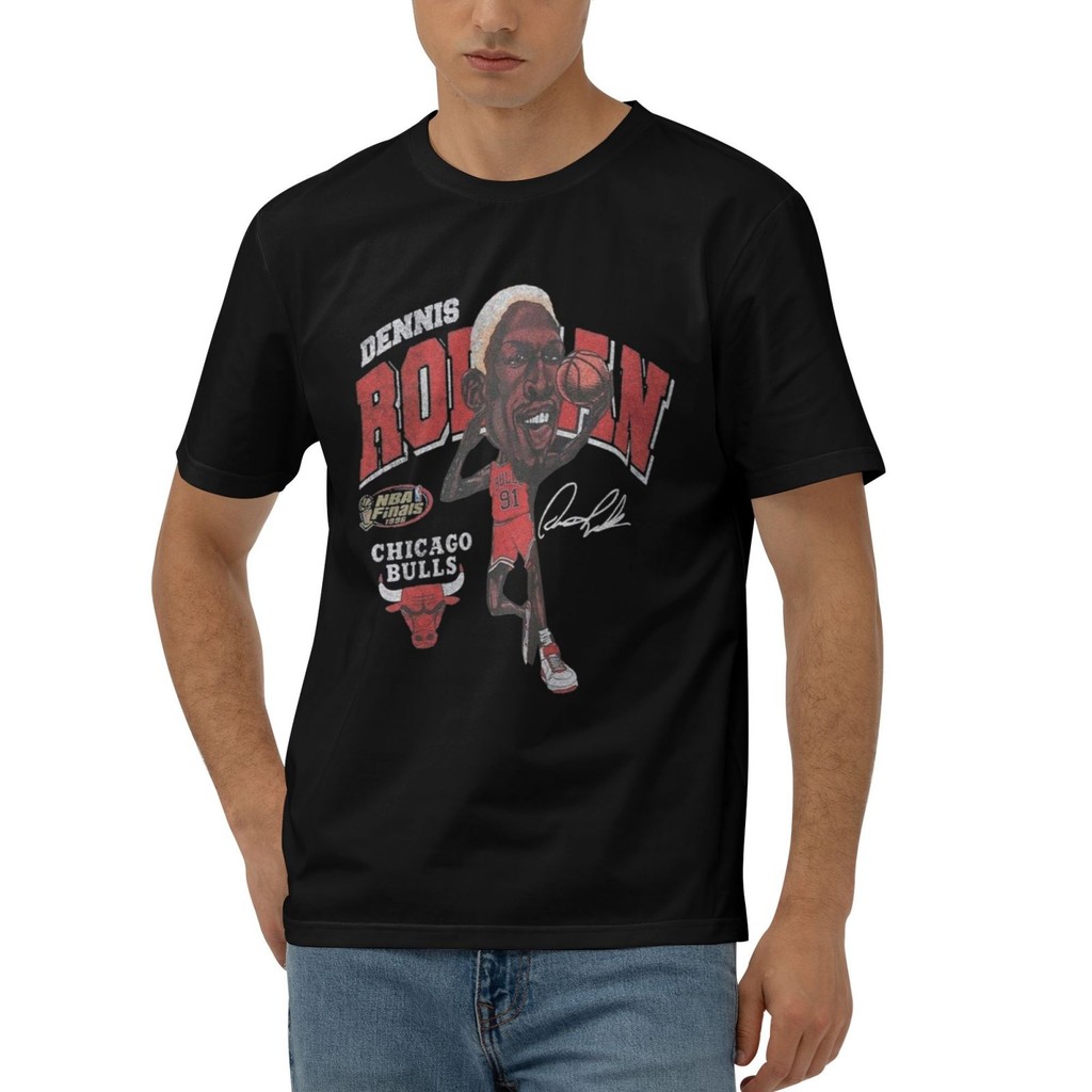 Áo thun Cotton Dennis Rodman Chicago Bulls