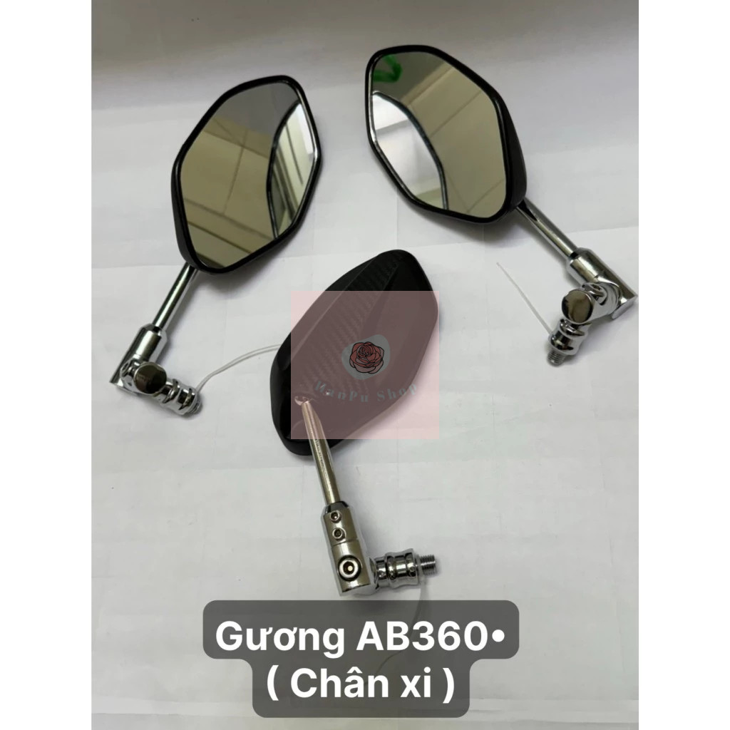 Gương Xoay 360 Độ Gắn Mọi Xe Máy, Gương Chiếu Hậu 360 Độ, Kiếng Xoay 360 Độ,Kiếng Chiếu Hậu Xoay 360