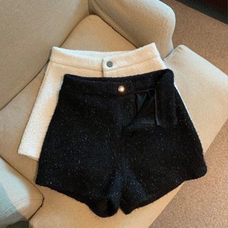  Quần Sooc Dạ BLinh Phối Nhũ 2 Lớp Cạp Cao Tôn Dáng - Nữ - Women 