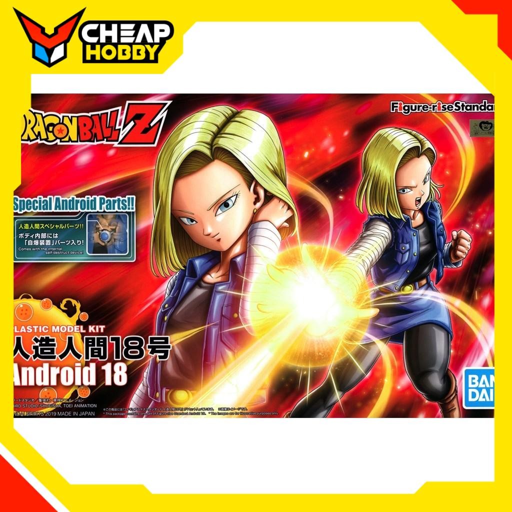 Mô Hình Lắp Ráp FRS Figure-rise Standard Android #18 (PKG renewal) của Bandai Nhật Bản