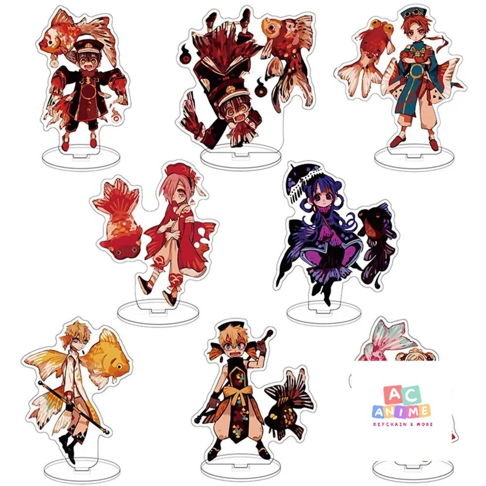 Mô hình Standee Jibaku Shounen Hanako Kun "Cậu" ma nhà xí Hanako Ạnime Phụ kiện trang trí để bàn góc