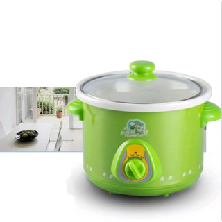   SẴN HÀNG  Nồi Nấu Cháo Chậm 1.5L - 2.5L Lõi Sứ Kho Cá Hầm Xương Đa Năng Giữ Nhiệt Tốt 