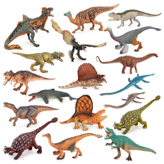 Đồ chơi khoa học và giáo dục trẻ em mô phỏng mô hình động vật khủng long rắn Khủng long bạo chúa làm móng rồng Canglong Rồng Sấm rồng thực vật trang trí Khủng Long