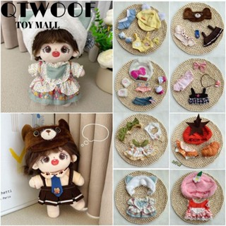  QTWOOF   Quần áo búp bê  Phụ kiện búp bê Bộ đồ ăn thu nhỏ cho người hầu gái Lolita Đồ chơi Đạo cụ chụp ảnh Đồ chơi thay đổi nhà Trò chơi thay đồ Bộ váy mũ búp bê Bộ búp bê nhồi bông 