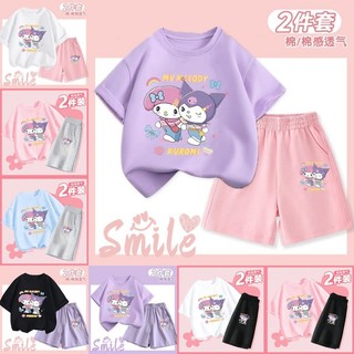  Bộ bé gái,Bộ quần áo hè bé gái kẻ hồng vải cotton mềm mát cho bé 9 -20kg S799 |Tiểu Yến KID 
