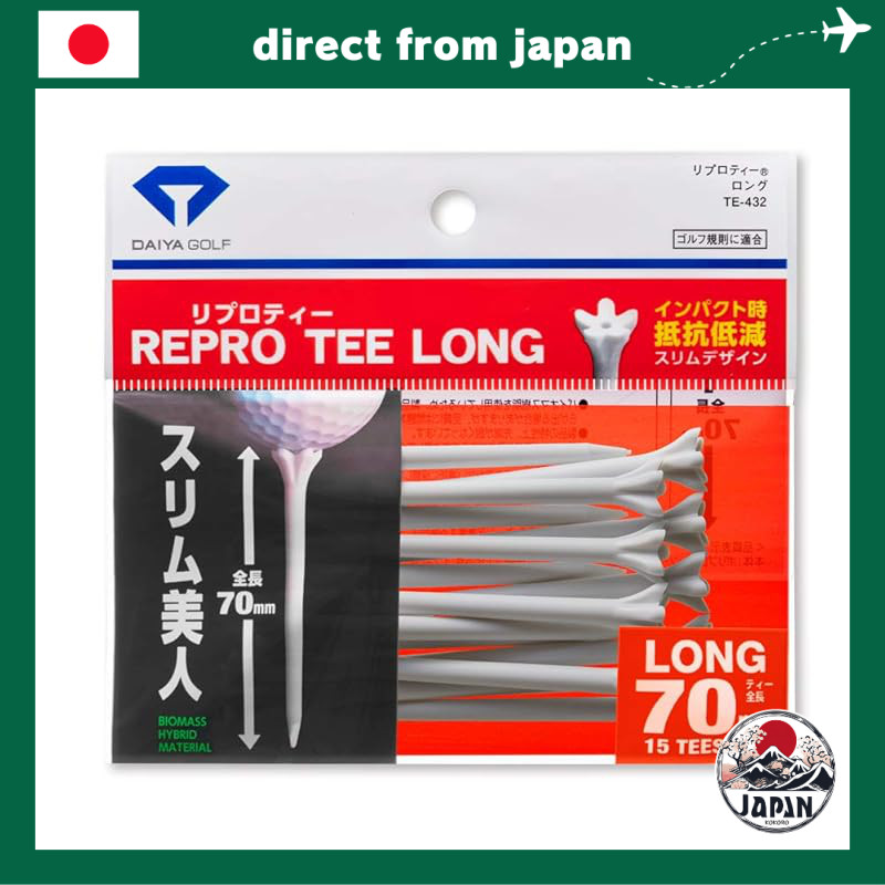 Daiya Golf Golf Tee Repro Tee Long White TE-432