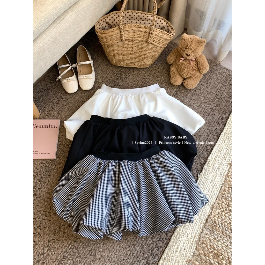 Mỹ Kẻ Sọc Bud Váy Ngắn Nữ Mùa Hè 2025 Tính Khí Chống Viền Quần Pettiskirt UG109 | BigBuy360 - bigbuy360.vn