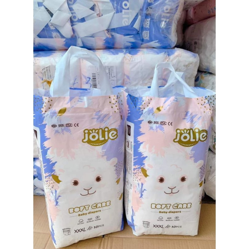 Combo 2 Bịch 100 Miếng Tã Quần Jolie Mỏng Nhẹ Thấm Hút Tốt Đủ Size M50/L50/XL50/XXL50 giá tận gốc