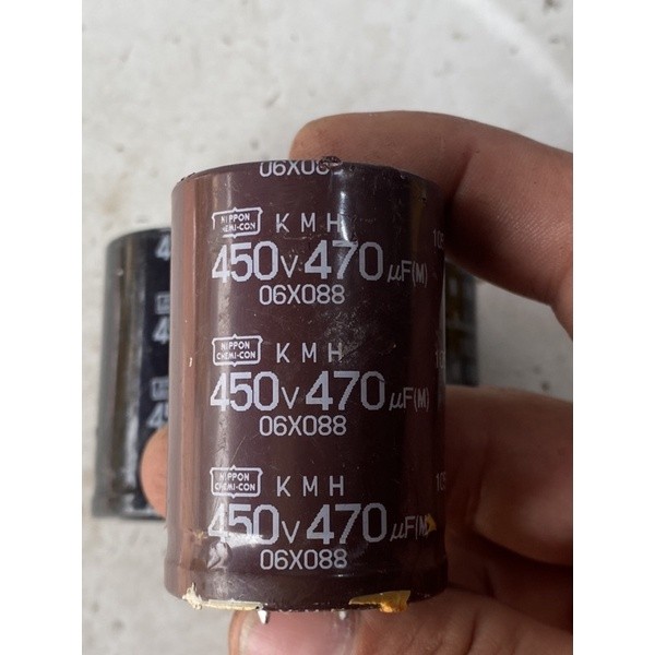 (2con)Tụ điện 400v 450v 500v 180uf 220uf 270uf 330uf 470uf 560uf 680uf 820uf bằng nhôm tháo máy chất