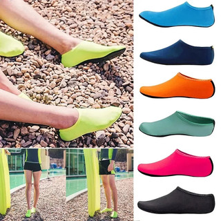  1 Đôi Chống Trơn Trượt Unisex Giày Nước Bơi Lặn Tất Mùa Hè Aqua Đi Biển Sandal Giày Đế Bằng Bên Biển Giày Sneaker Tất Dép Cho Nam Nữ 