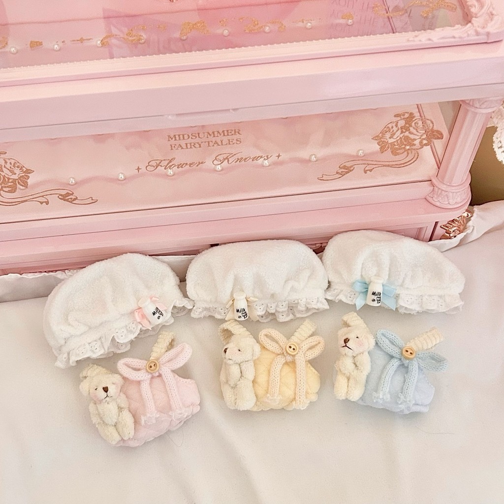 Chỉ quần áo trẻ em] Bộ quần áo trẻ em 10cm < Gấu nhỏ tráng miệng >