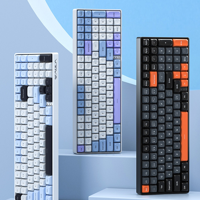 Bàn Phím Cơ AULA S100PRO 99 Phím nhỏ gọn, Keycap PBT trường tồn, độ trễ thấp phù hợp văn phòng | BigBuy360 - bigbuy360.vn