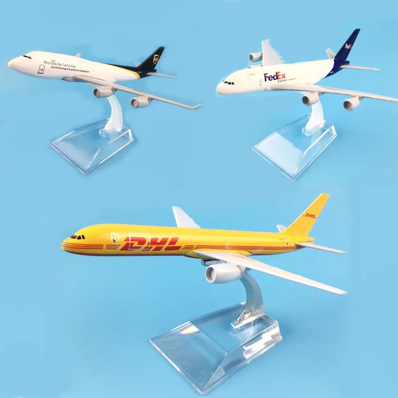 16cm Máy Bay Mô Hình DHL Boeing B757 UPS Boeing B747 FEDEX EXPRESS Airbus A380 Máy Bay Mô Hình 1: 40