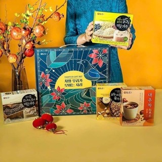 Bộ Quà Tặng Ngũ Cốc Và Trà Damtuh Gift Set Hàn Quốc