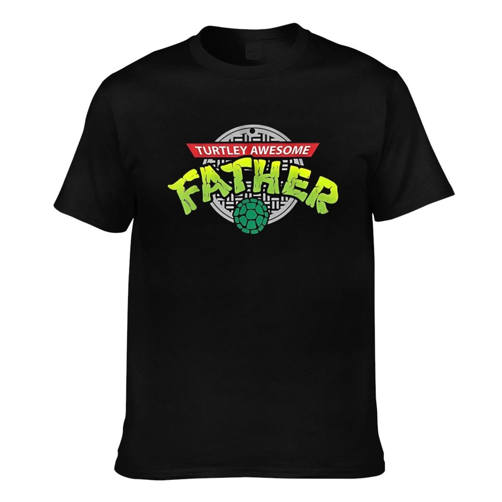 Turtley Awesome Father Totally Awesome Father Áo thun nam chất lượng hàng đầu