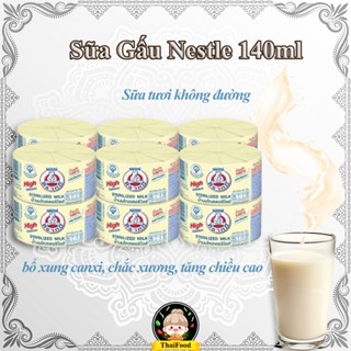 [Thai_Food] [12 Lon] Sữa gấu Nestle  140ml Hàng nội địa Thái