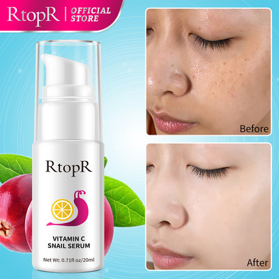 Serum Dưỡng Da Trắng Da RtopR Chiết Xuất Ốc Sên/Vitamin C Chống Nếp Nhăn Săn Chắc Và Trẻ Hóa Làn Da Hiệu Quả Vitamin C Brightening 20ML
