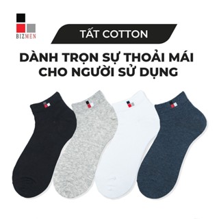 COMBO 4 Đôi tất vớ nam ARISTINO Bizmen cổ trung cotton kháng khuẩn khử mùi - BSC013