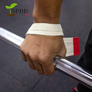 SPDD 1 Cặp Dây Nâng, Quấn Cổ Tay Thể Dục Có Thể Điều Chỉnh Chống Trơn Trượt, Đai Hỗ Trợ Điện Chống Mài Mòn Cotton Bền Deadlift Dây Tập Thể Dục Unisex