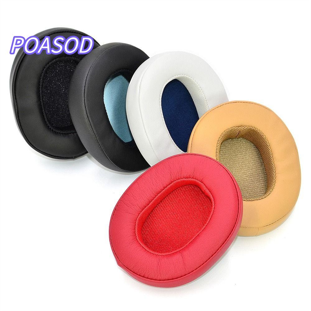 POASOD 1 Cặp Đệm Tai Nghe Bằng Da Protein Cho Skullcandy Crusher Không Dây Evo Crusher ANC Hesh 3