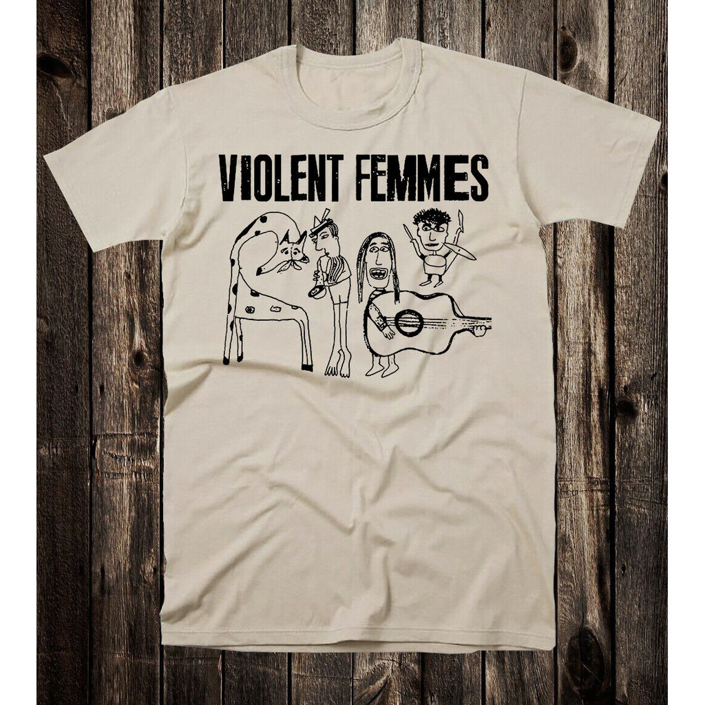 Áo thun cổ điển 90'S Punk Rock Grunge Bạo lực Femmes We Can Do Anything