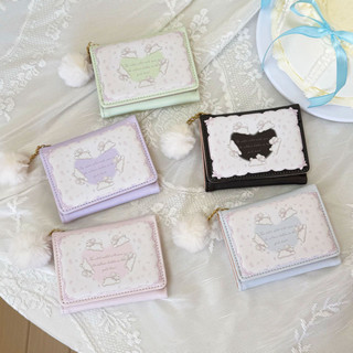 Ví nữ ngọt ngào thời trang Móc khóa dễ thương Hộp đựng thẻ đa chức năng Ví đựng tiền mặt