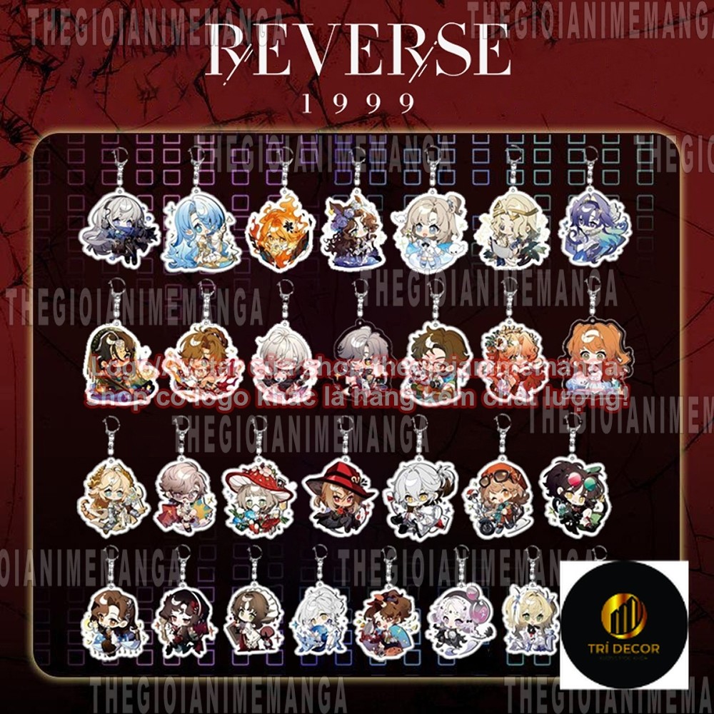 Móc khóa REVERSE: 1999 ver MẮT SAO keyring mica acrylic in hình game chibi anime xinh xắn
