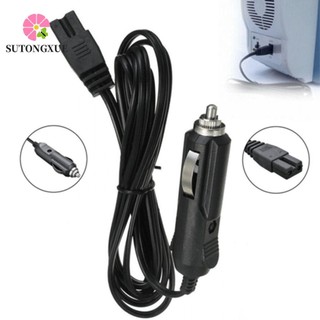 Sutongxue Mini Tủ Lạnh Dây Cắm Chì, 2 Chân Cắm Cáp Dẫn Tủ Lạnh Ô Tô, DC 12V Dây Nguồn Thay Thế Dây Làm Mát Ô Tô Hộp Dẫn Cáp Làm Mát Điện Hộp Làm Mát