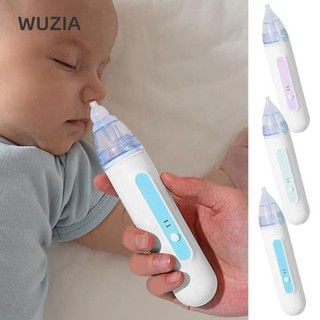 Máy hút mũi cho bé WUZIA, Máy hút mũi silicon có thể điều chỉnh bằng điện, Máy làm sạch mũi cho bé an toàn sức khỏe