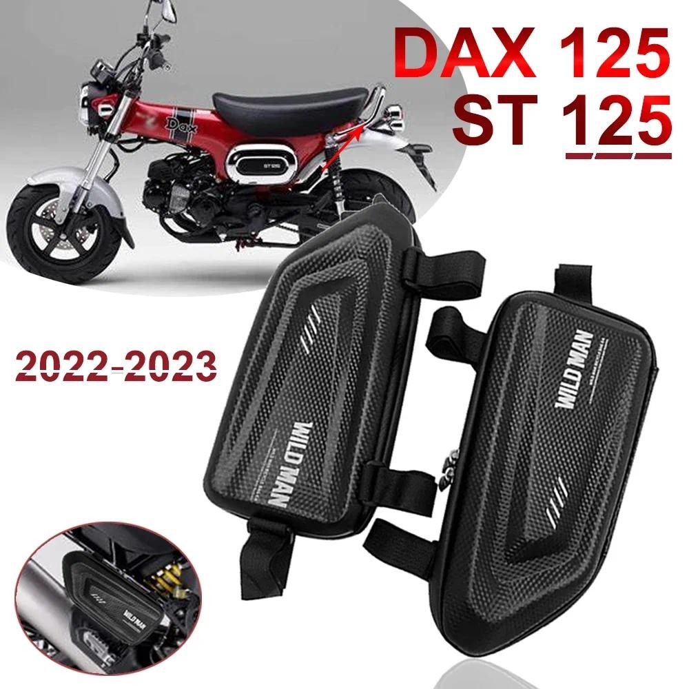 Dành cho XE HONDA DAX125 ST125 dax125 st125 xe máy sửa đổi túi bên hình tam giác chống nước túi bên 