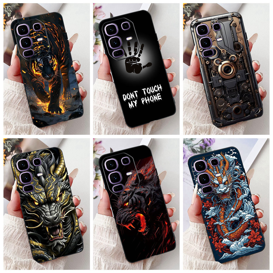 Dành Cho Infinix Note 50 Pro + 2025 Vỏ Điện Thoại Rồng Mát Thời Trang Infinix Note50 Pro Plus X6856 
