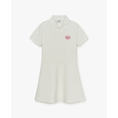 MLB - Đầm polo mini Heart Slim Fit_3FOPH0153-50IVS