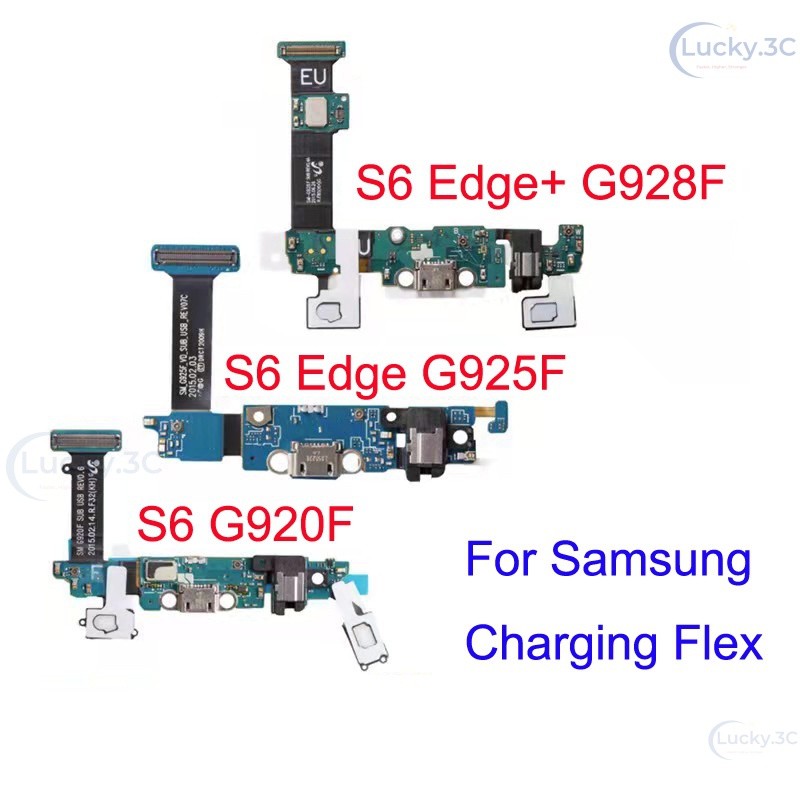 Dành cho cổng sạc bo mạch flex cho Samsung Galaxy S6 Edge Plus g920f g925f g928f