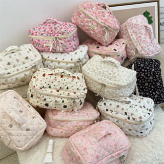 P Trơn In Thanh Lịch Dung Tích Lớn Túi Đựng Mỹ Phẩm Siêu Đẹp Hoa Anh Đào Bột Bé Gái Du Lịch Di Động Túi Vệ Sinh Da Thời Trang