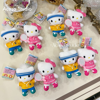 Hellokitty Tình Yêu Thể Thao Chơi Tennis Hello Kitty Bạn Trai Daniel Túi Mặt Dây Chuyền Móc Khóa